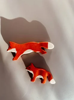 Holztiger Rennende Vos Van Hout