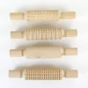 Houten Rollers Verschillende Structuren, 4 Stuks