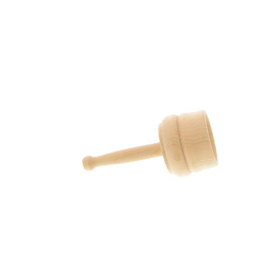 Houten Stempel Voor In Kinetisch Zand, Bloemetje