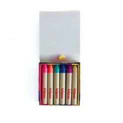 Kitpas (raam)krijt - Nature Kleuren, 6 Stuks