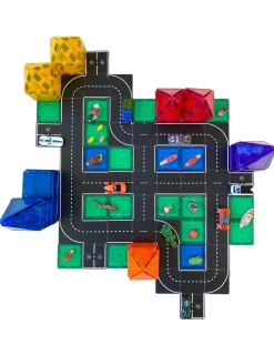 Learn & Grow Magnetische Tegel Toppers, Road Pack 40 Stuks