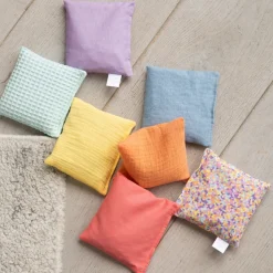 Little Botanic Label - Sensorische Pittenzakjes Pastel + Confetti Pastel, 7 Stuks