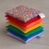 Little Botanic Label - Sensorische Pittenzakjes Regenboog + Confetti, 7 Stuks