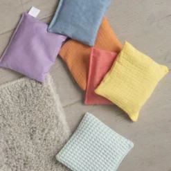 Little Botanic Label - Sensorische Pittenzakjes Pastel, 6 Stuks