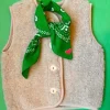 Luka Luna Boeren Bandana Groen + Hartjes Embleem