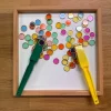 Magnetische Toverstokjes (groen En Geel) Met Fishes, 100 Stuks