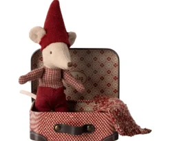 Maileg Baby Kerstmuisje In Koffertje