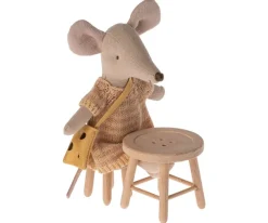 Maileg Houten Tafeltje En Krukje (size Muis)