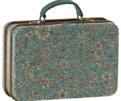 Maileg Metalen Koffertje, Blossom Blue