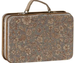 Maileg Metalen Koffertje, Blossom Grey