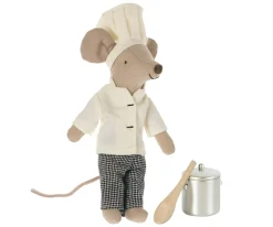 Maileg Muis Chefkok Met Pan En Lepel
