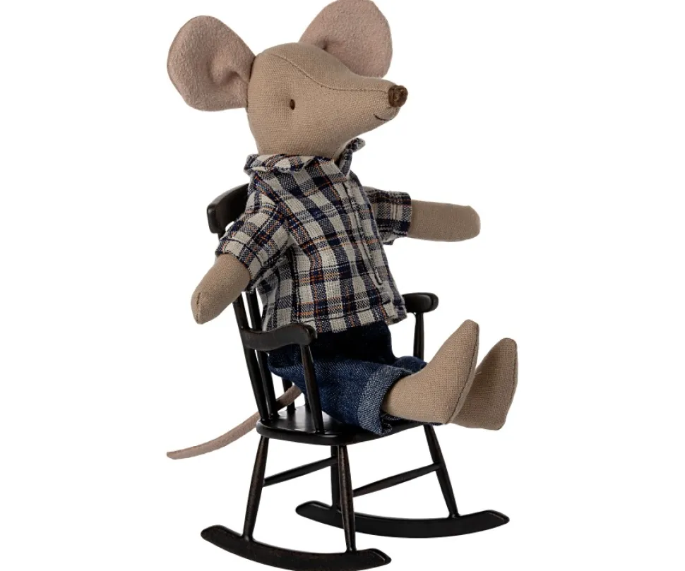 Maileg Schommelstoel Antraciet (size Muis)