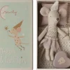 Maileg Tooth Fairy Meisjes Muis Met Tandenblikje (stippeltjes Op Lijfje)