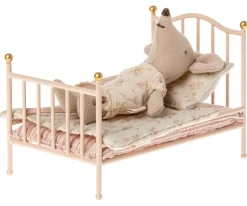 Maileg Vintage Spijlenbed Roze (size Muis)