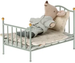 Maileg Vintage Spijlenbed Mint (size Muis)