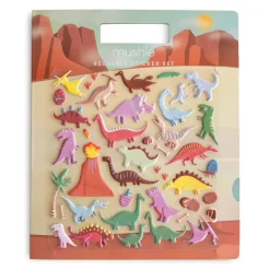 Mushie - Herbruikbaar Stickervel Dino's