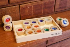 Papoose Toys Bitcoin Rainbow Set, 15 Stuks