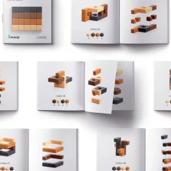 Pixio Magnetische Blokjes 60 Stuks Aanvullende Kleuren Coffee
