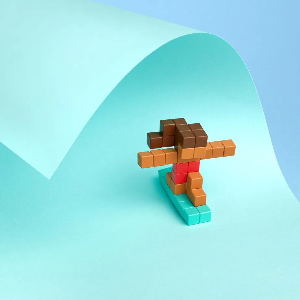 Pixio Magnetische Blokjes, Mini Surprise Figuren