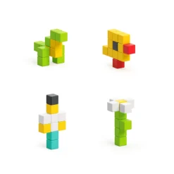 Pixio Magnetische Blokjes, 50 Stuks