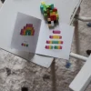 Pixio Magnetische Blokjes, 100 Stuks