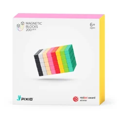Pixio Magnetische Blokjes, 200 Stuks