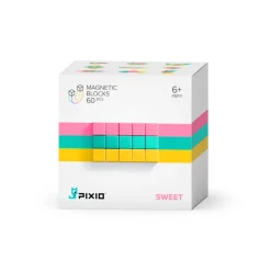 Pixio Magnetische Blokjes 60 Stuks Aanvullende Kleuren Sweet