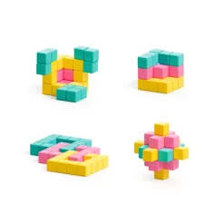 Pixio Magnetische Blokjes 60 Stuks Aanvullende Kleuren Sweet