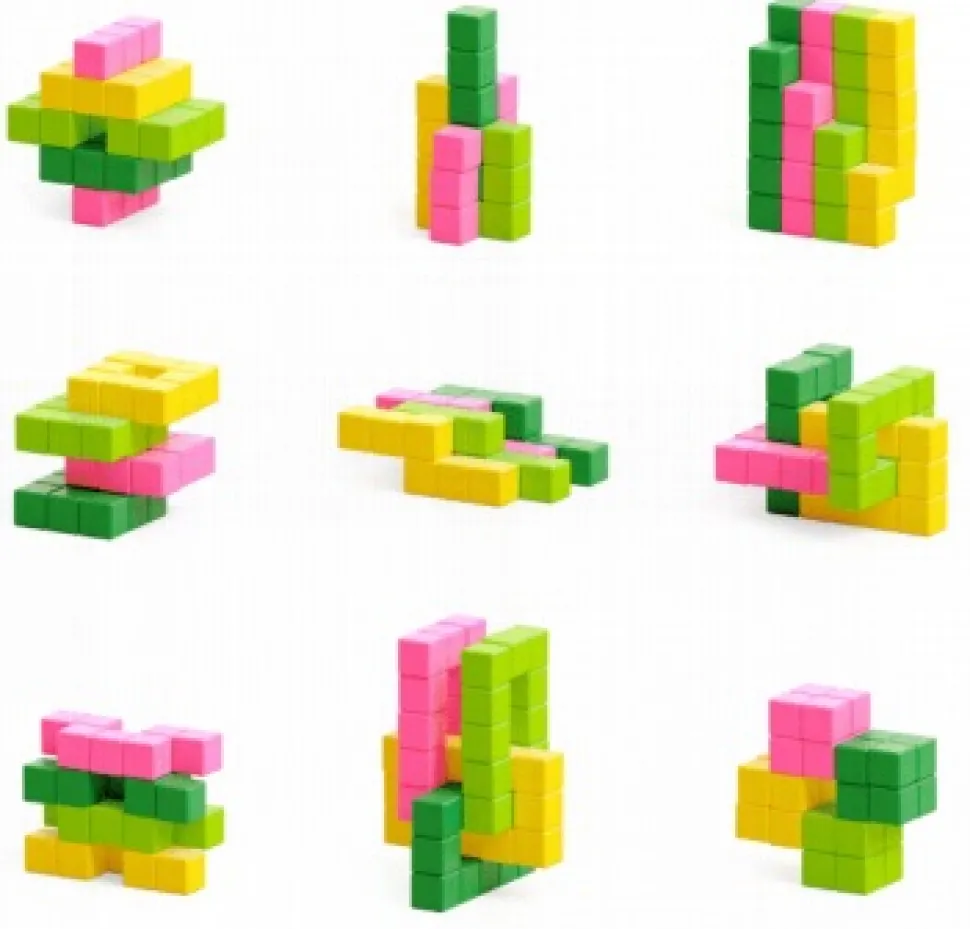 Pixio Magnetische Blokjes 60 Stuks Aanvullende Kleuren Tropic