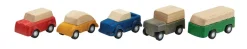 Plan Toys Auto Set, 5 Stuks