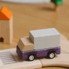 Plan Toys Paarse Bestelwagen