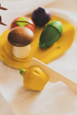 PlanToys Groenten Snijset