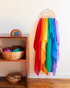Sarah's Silk Display Voor Speelzijde, Regenboog