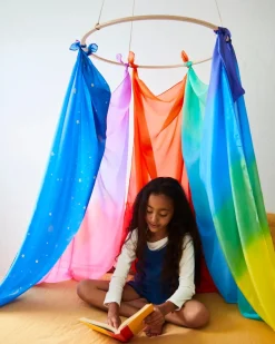 Sarah's Silks Speelzijde Giant, Regenboog
