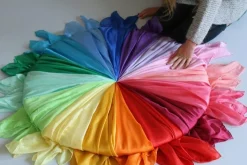 Sarah's Silks Speelzijde Lime