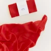 Sarah's Silks Speelzijde Rood