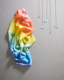 Sarah's Silks Speelzijde Regenboog