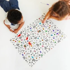 Sarah's Silks, Stiften Voor Op Speelzijde + Speelzijde Doek Om In Te Kleuren