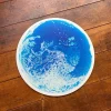 Sensorische Vloertegel Rond, Blauw