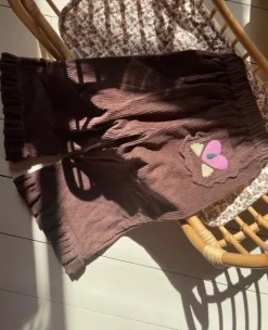 Sissel Edelbo Mini - Arlo Corduroy Pants, Chocolate Brown