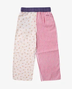 Sissel Edelbo Mini – Oda Mini Leftover Cotton Pants, Stripe & Floral