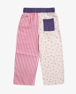 Sissel Edelbo Mini – Oda Mini Leftover Cotton Pants, Stripe & Floral
