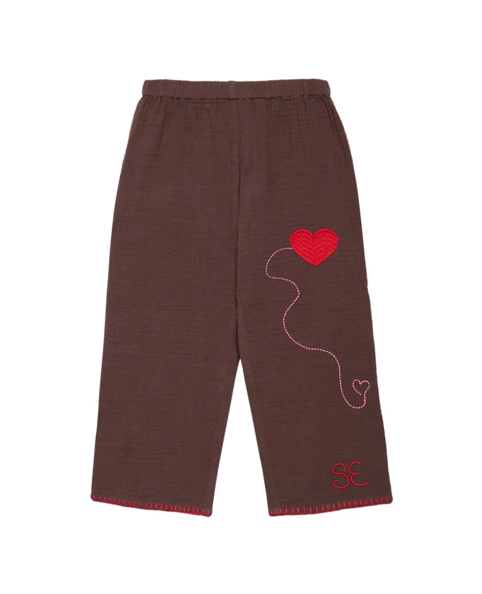 Sissel Edelbo Mini - Oda Mini Pants, Chocolate Brown