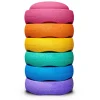 Stapelstein Original Classic Regenboog Set, 6 Stuks PINK EDITION