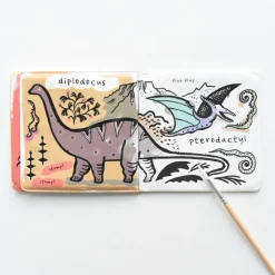 Wee Gallery Badboekje, Color Me Dinosaurs